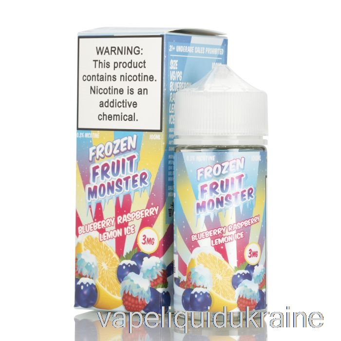 Vape Ukraine ICE Blueberry Raspberry Lemon - Frozen Fruit Monster - 100mL 0mg